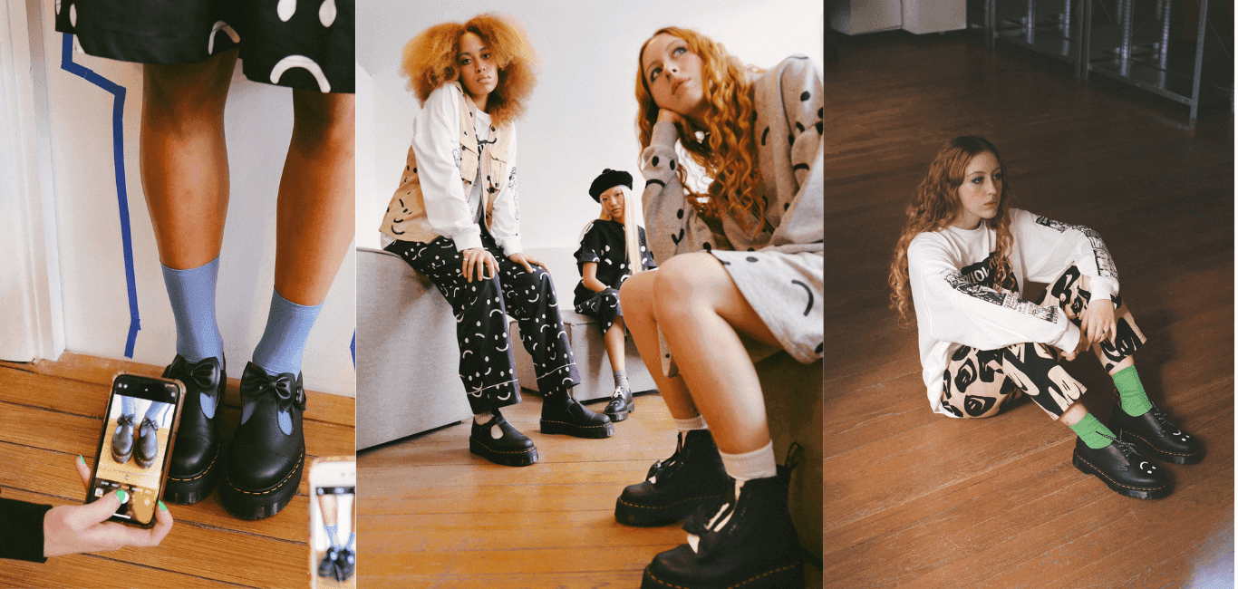 反骨也能保持少女心！ Dr. Martens 攜手 Lazy Oaf 為經典鞋款注入活力