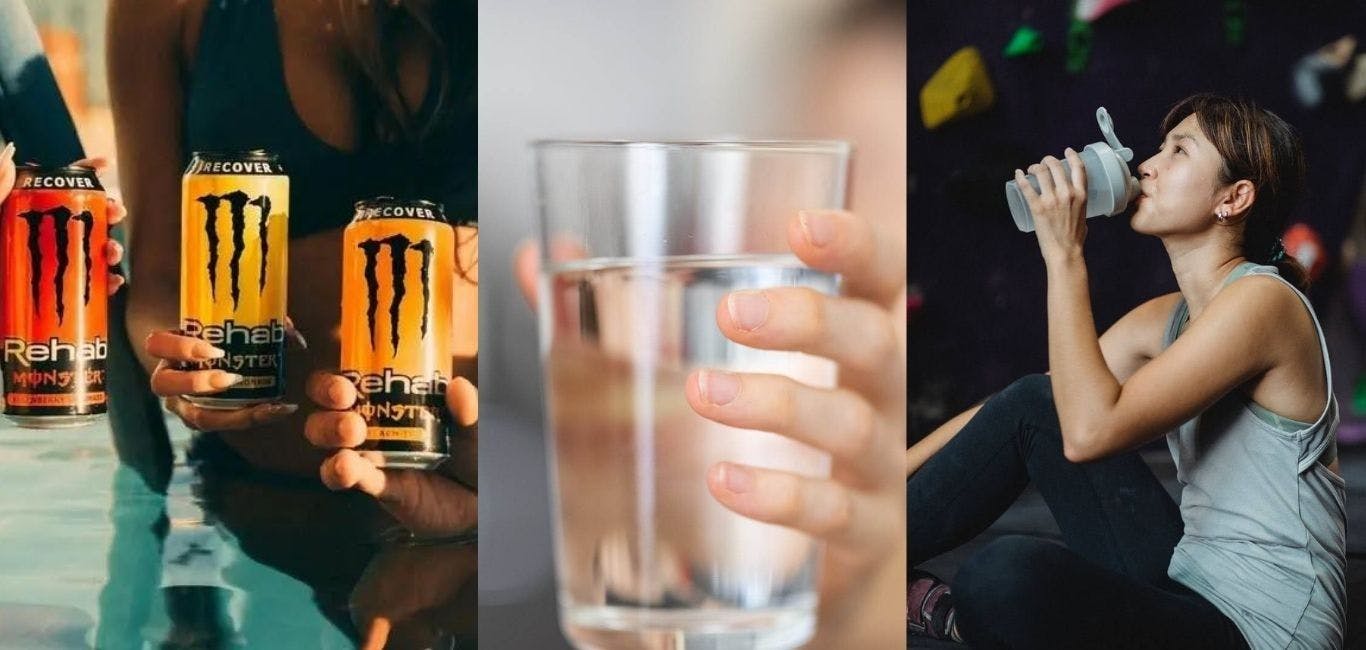 運動飲料比一比，運動究竟該喝運動飲料還是能量飲料？